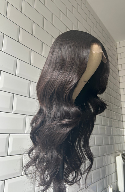 Virgin hair lace closure wig