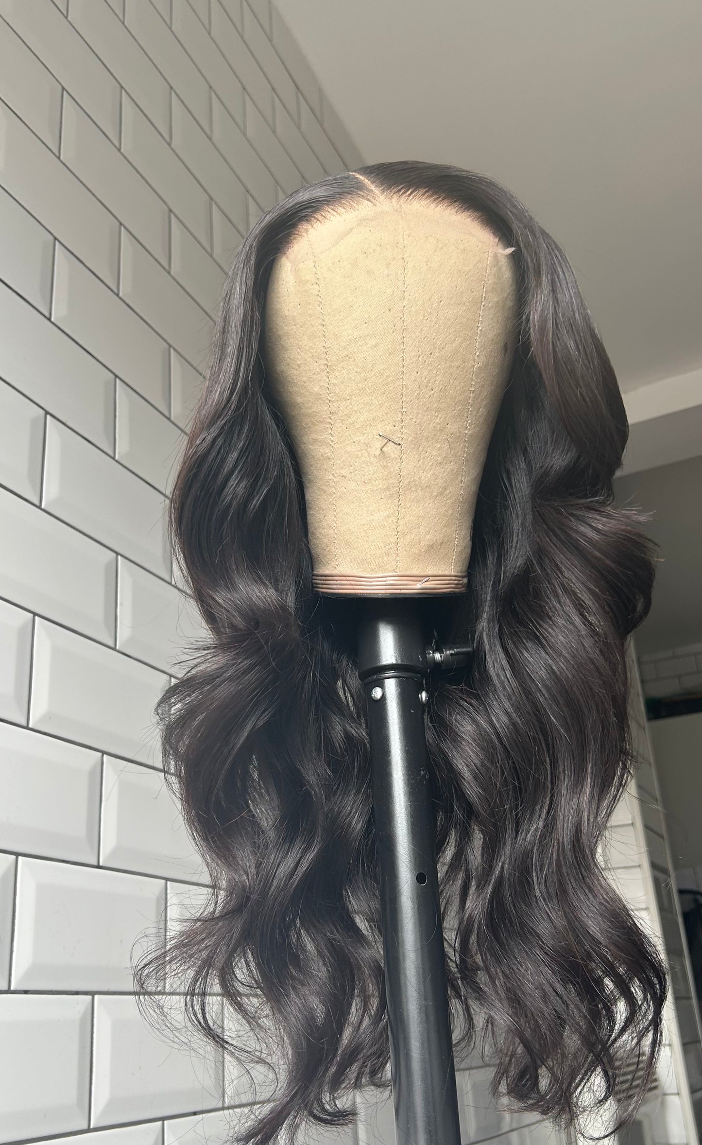 Virgin hair lace closure wig