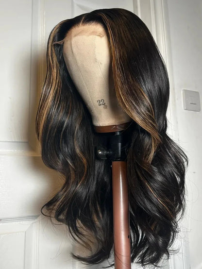 Face Framing Highlights Wig